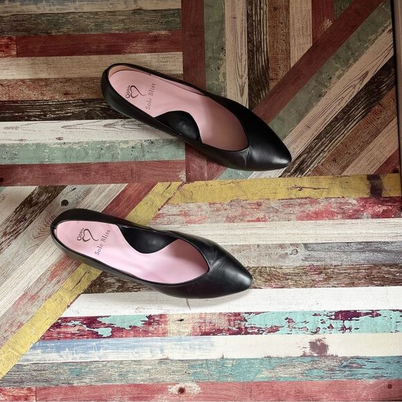 Sole Bliss Black Women's Heels - Picture 3 of 12